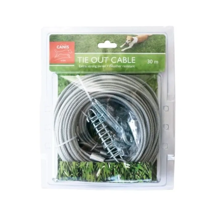 Active Canis Hvalpesele Og Hvalpeliner | Hundesnor> Tie Out Cable 30m