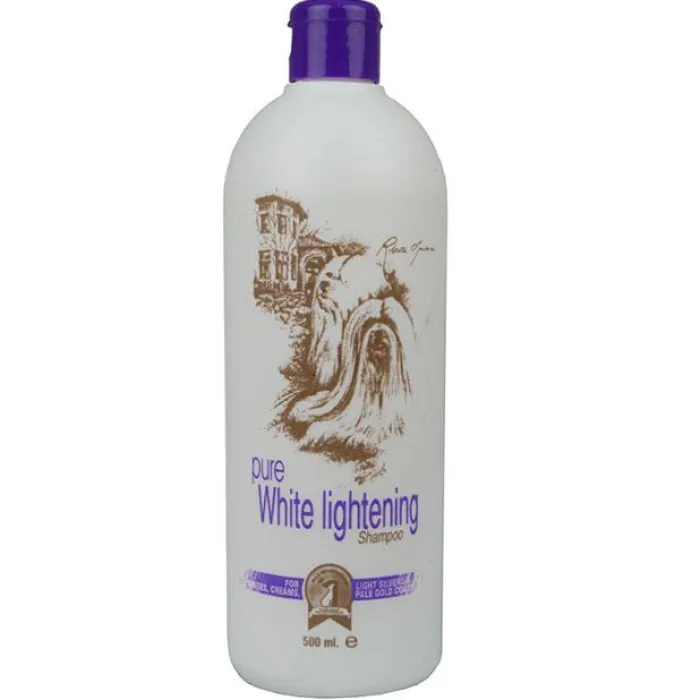 #1 All Systems Hundeshampoo Og Hundebalsam> | Pure White Lightening Shampoo