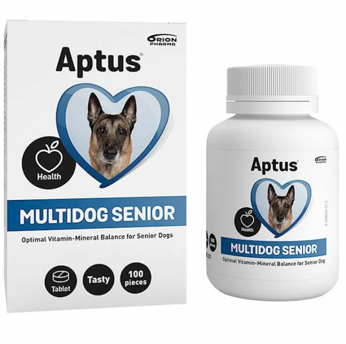 Aptus Fodertilskud> Multidog Senior | 100 Stk