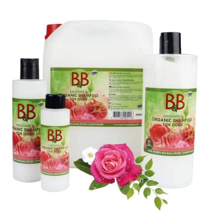 B&B ØKO Hundeshampoo Og Hundebalsam | Miljøvenlige, Bæredygtige & Øko Produkter>B&B Rose Conditioner | Økologisk Hundebalsam