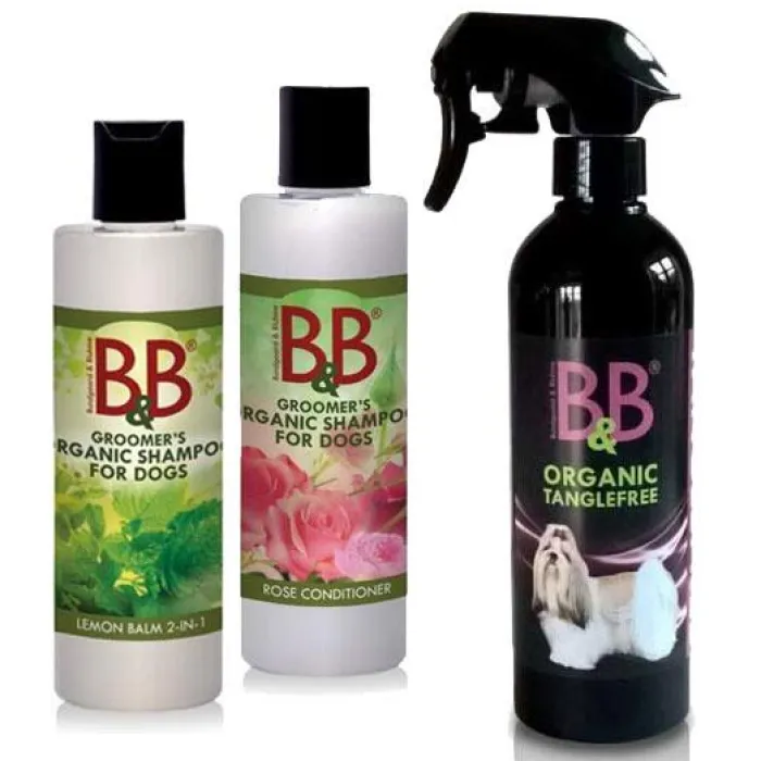 Cotonshoppen Hundeshampoo Og Hundebalsam>B&B Shampoosæt | Lang Pels Z1