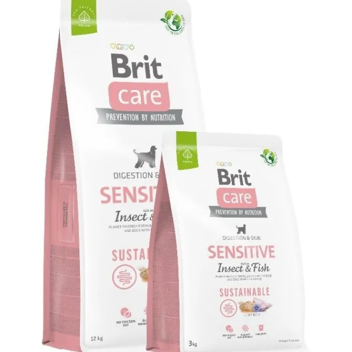 Brit Hundemad> Care Dog Sustainable Sensitive Insect | Tørfoder