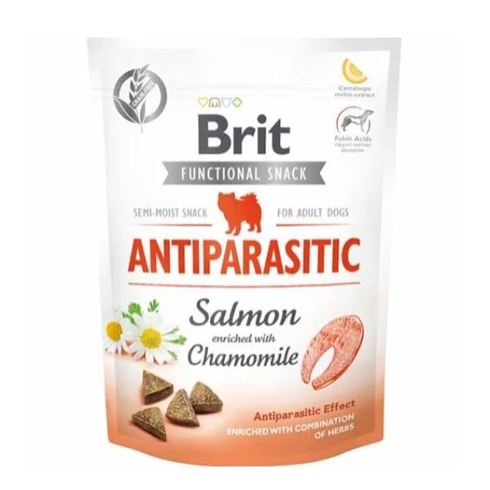 Brit Godbidder Og Gnaveben> Care Functional Snack Antiparasitic Salmon | 150g