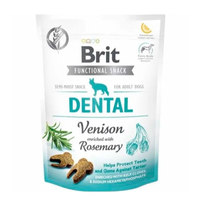 Brit Godbidder Og Gnaveben> Care Functional Snack Venision & Rosemary | 150g