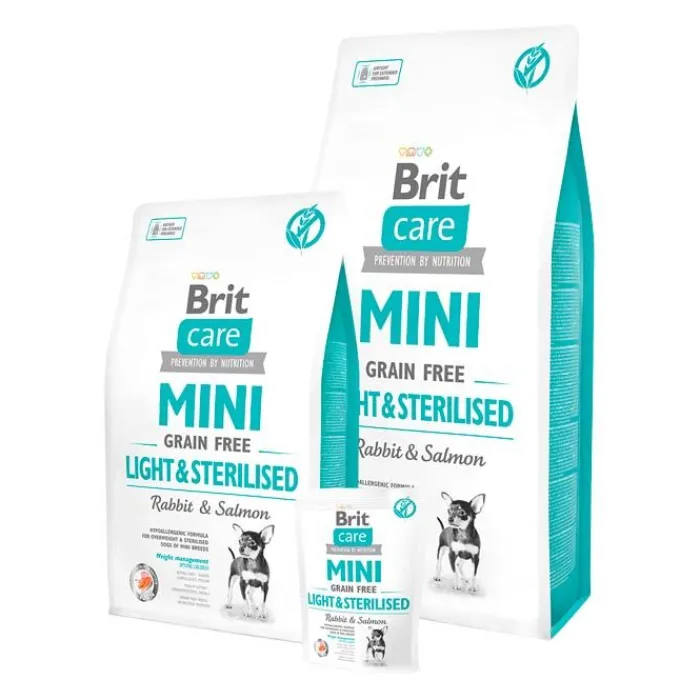 Brit Hundemad> Care Mini Grain Free Light & Steriliseret | Tørfoder