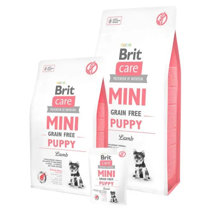 Brit Hvalpefoder | Hundemad> Care Mini Grain Free Puppy Lamb | Tørfoder