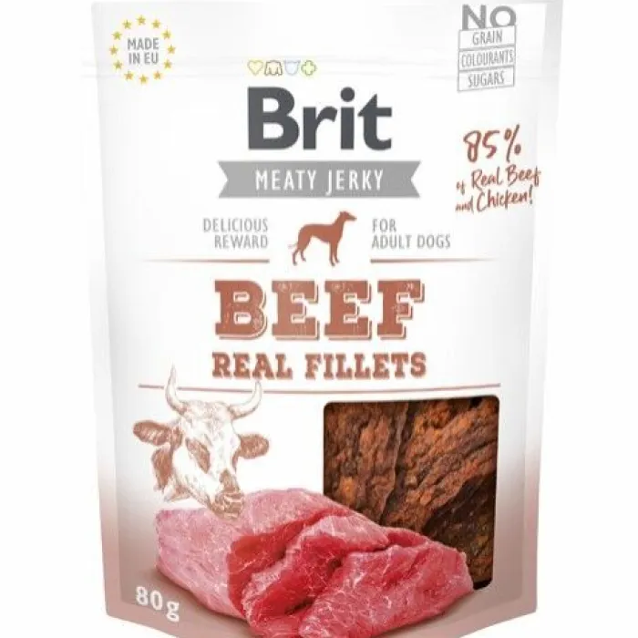 Brit Godbidder Og Gnaveben> Jerky Beef Fillets | 80g