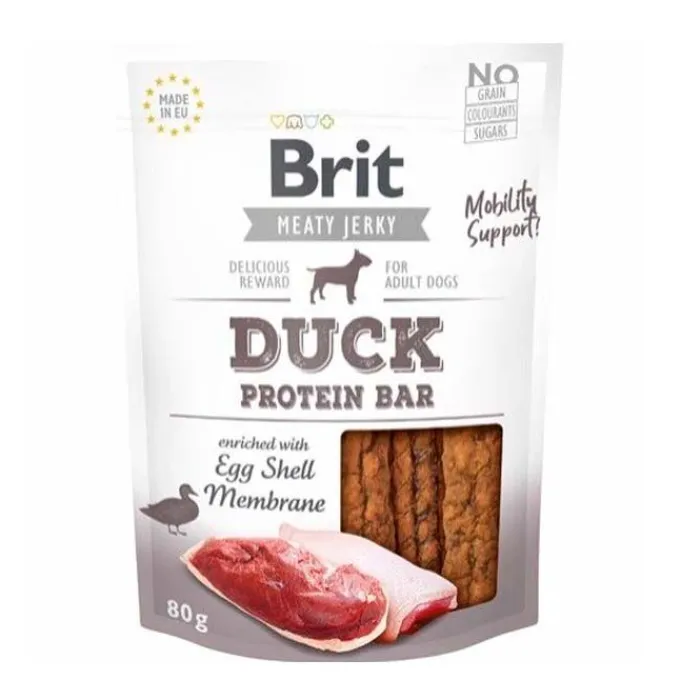 Brit Godbidder Og Gnaveben> Jerky Duck Protein Bar | 80g