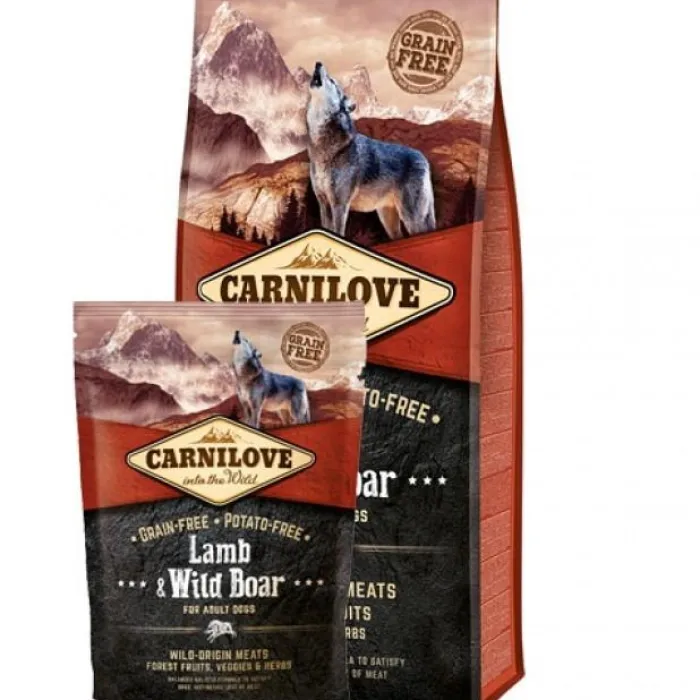 Carnilove Hundemad> Lamb & Wild Boar | Tørfoder