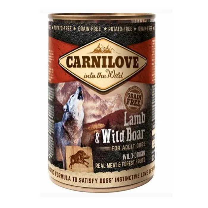 Carnilove Hundemad> Lamb & Wild Boar | Vådfoder