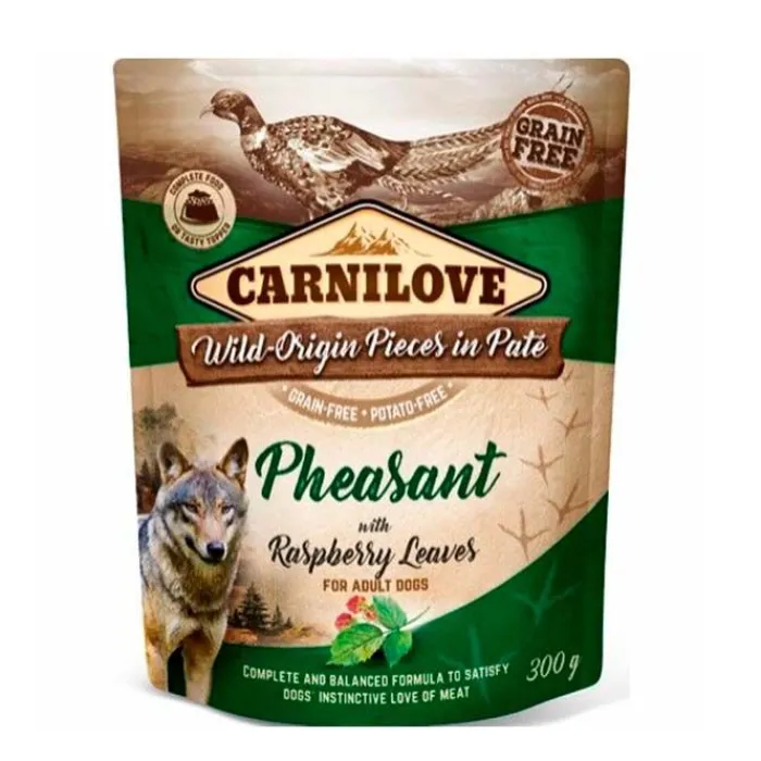 Carnilove Hundemad> Pouch Pate Pheasant With Rasberry