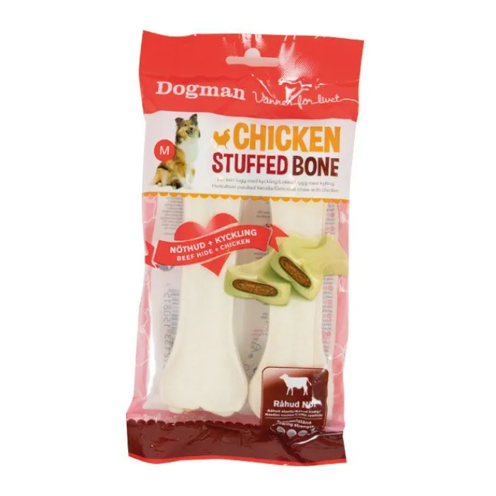 Dogman Godbidder Og Gnaveben>Chicken Stuffed Bone | 2 Stk.