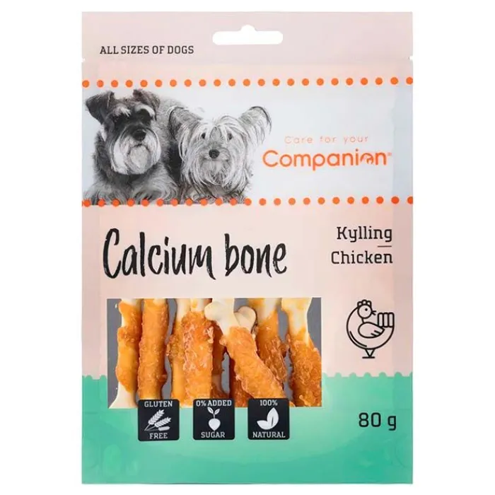 Companion Godbidder Og Gnaveben> Chicken Calcium Bone | 80g