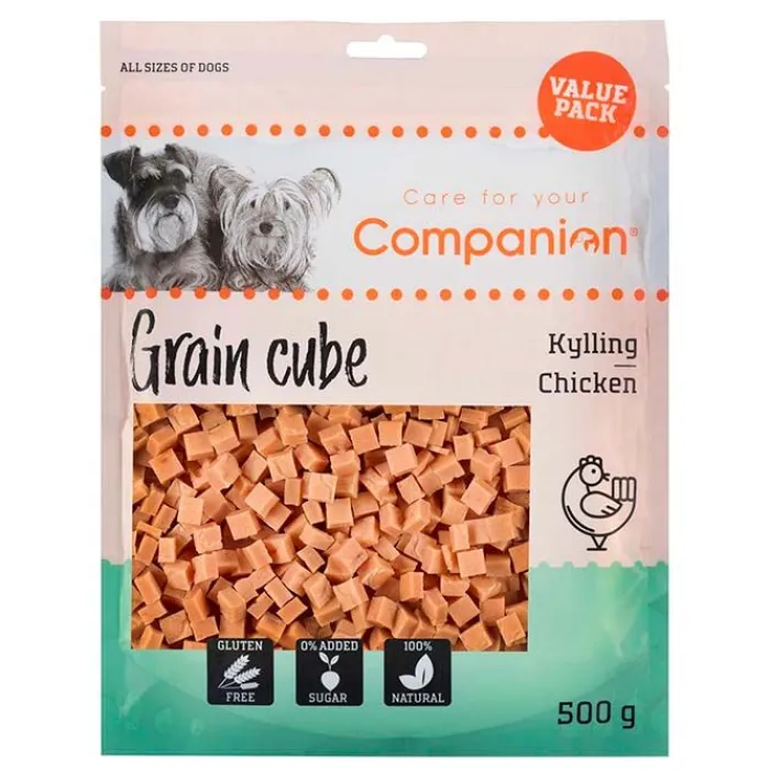 Companion Godbidder Og Gnaveben> Chicken Grain Cube | 500g