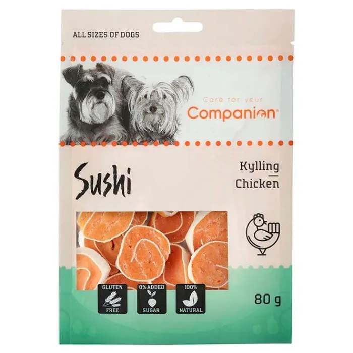 Companion Godbidder Og Gnaveben> Chicken Sushi | 80g