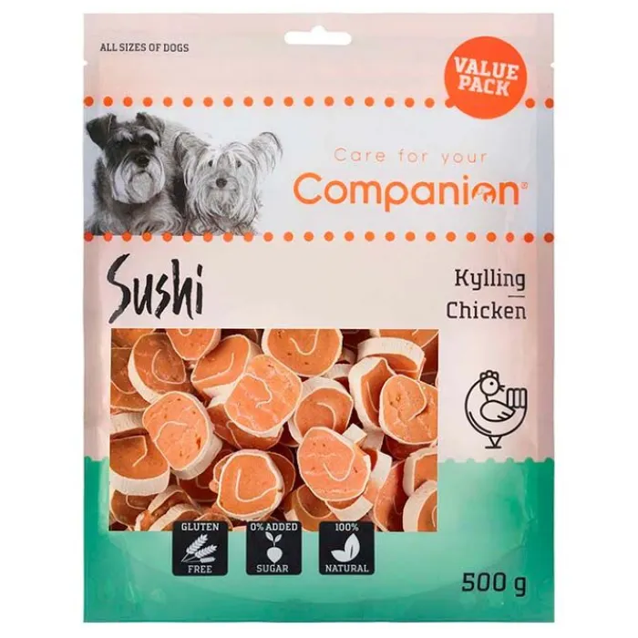 Companion Godbidder Og Gnaveben> Chicken Sushi | 500g