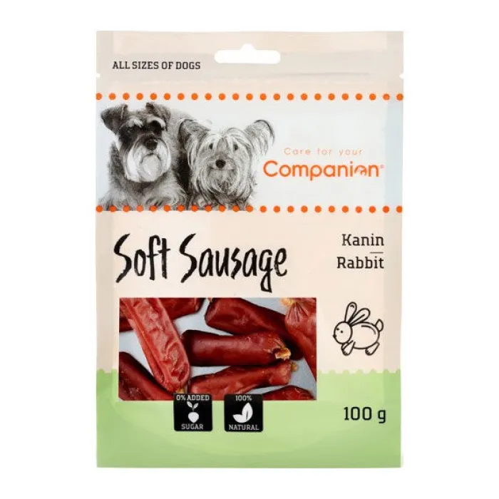 Companion Godbidder Og Gnaveben> Dry Sausage Kanin | 100g