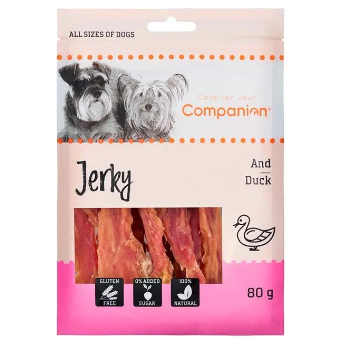 Companion Godbidder Og Gnaveben> Duck Jerky Stripes | 80g