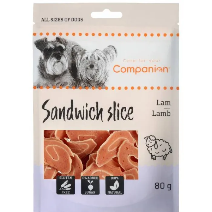 Companion Godbidder Og Gnaveben> Sandwich Slice, Lam | 80g