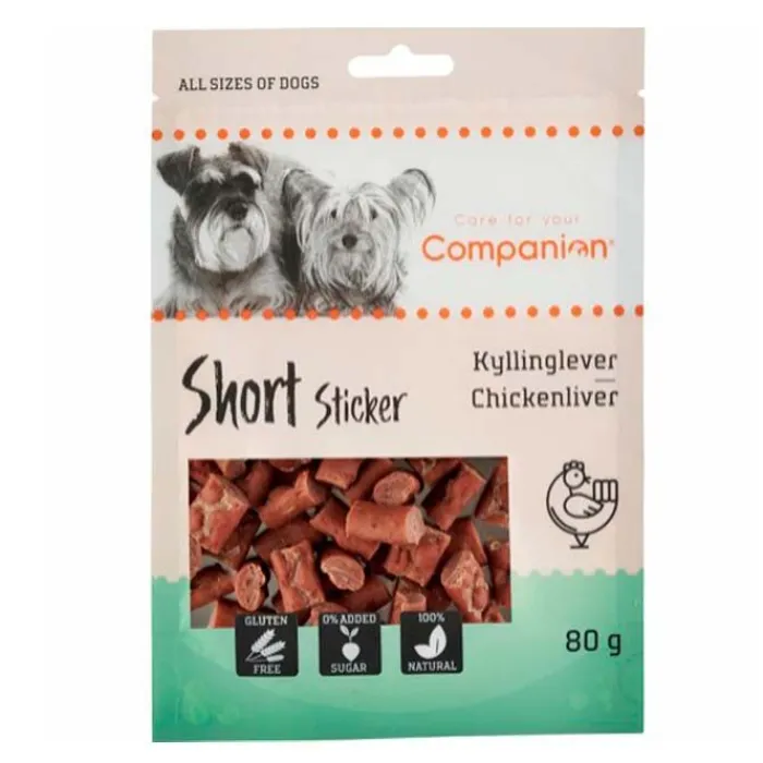 Companion Godbidder Og Gnaveben> Short Liver Stickers | 80g