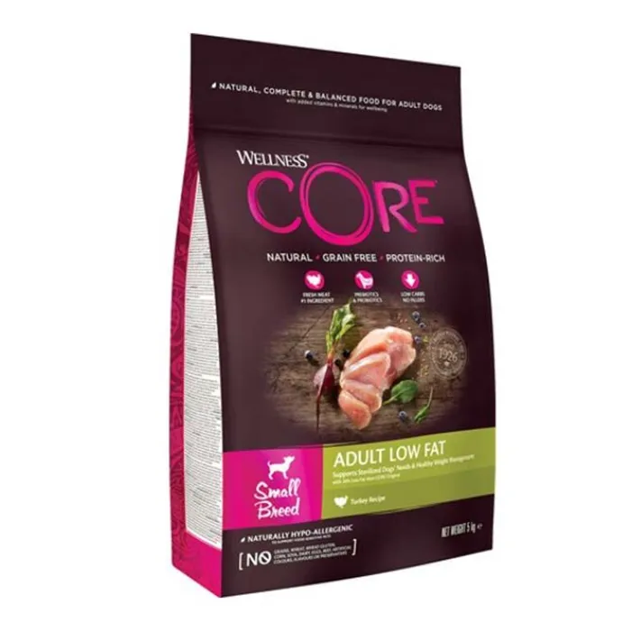 Wellness CORE Hundemad>CORE Adult Low Fat - Small Breed | Tørfoder