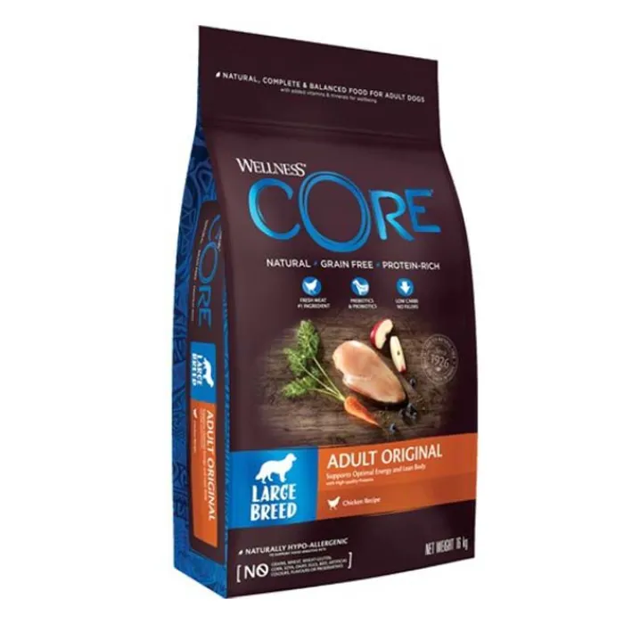 Wellness CORE Hundemad>CORE Adult Original - Large Breed | Tørfoder