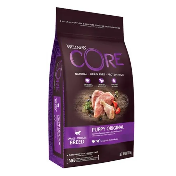 Wellness CORE Hvalpefoder | Hundemad>CORE Puppy Original - Small/Medium Breed | Tørfoder