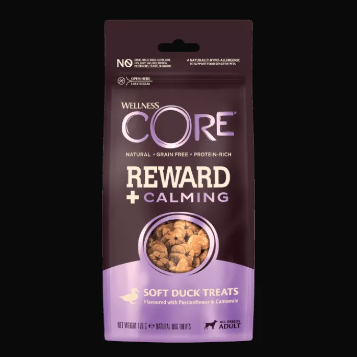 Wellness CORE Godbidder Og Gnaveben>Core Reward+ Calming Treats Duck | 170g