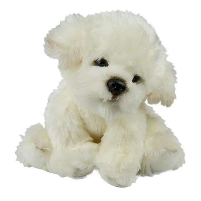 Cotonshoppen Hundebamser Til Pynt>Coton De Tulear /Bichon Frise Bamse/Ollie