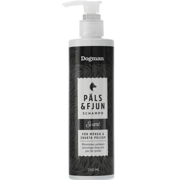 Dogman Hundeshampoo Og Hundebalsam> Päls & Fjun Shampoo | Sort Pels