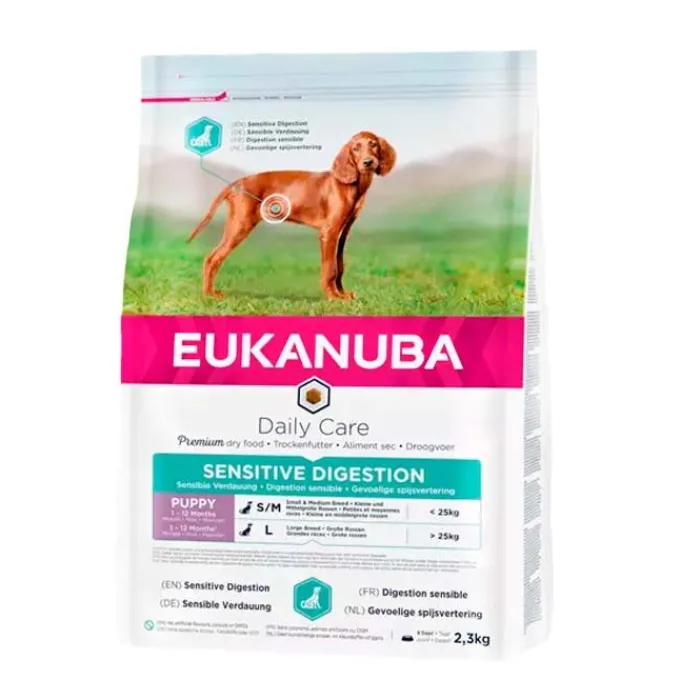 EUKANUBA Hvalpefoder | Hundemad> Daily Care Puppy - Sensitive Digestion | Tørfoder