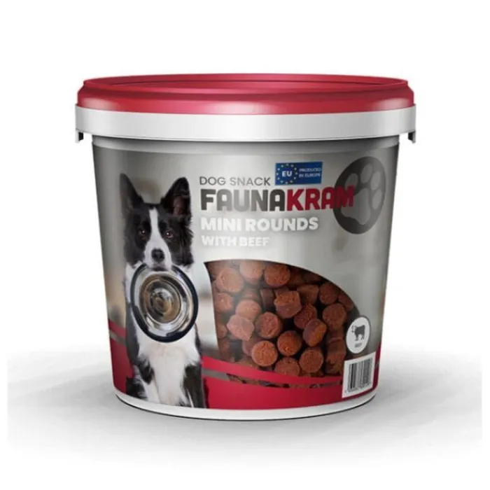 Faunakram Godbidder Og Gnaveben> DOG Mini Rounds, Okse | 180g