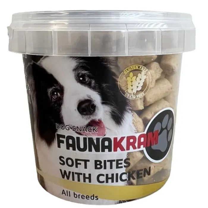 Faunakram Godbidder Og Gnaveben> Soft Bites With Chicken | 200g