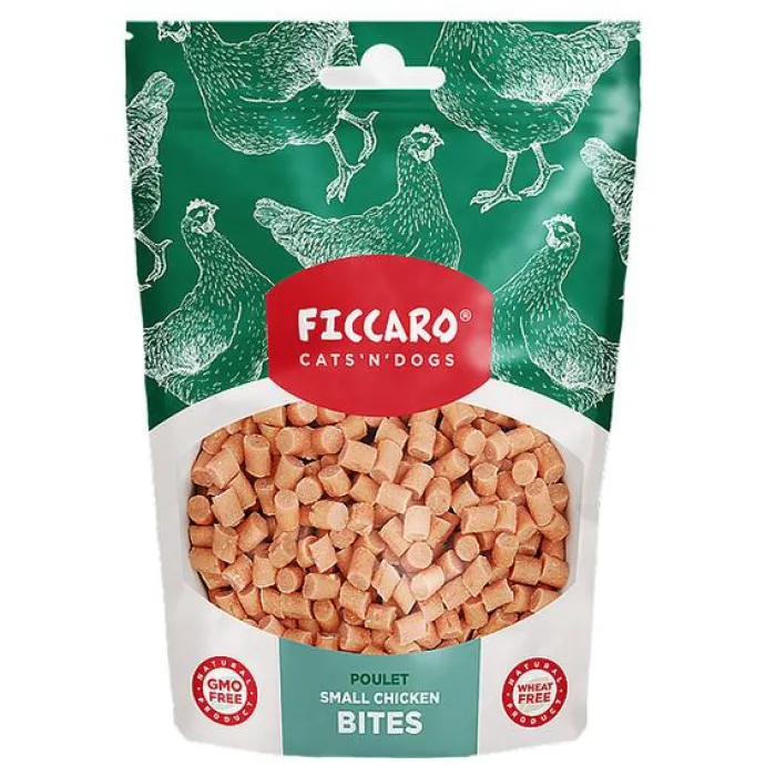 Ficcaro Hvalpegodbidder Og Gnaveben> Small Chicken Bites | 100g