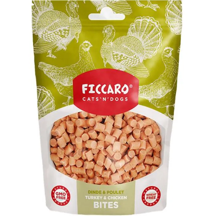 Ficcaro Hvalpegodbidder Og Gnaveben> Turkey & Chicken Bites