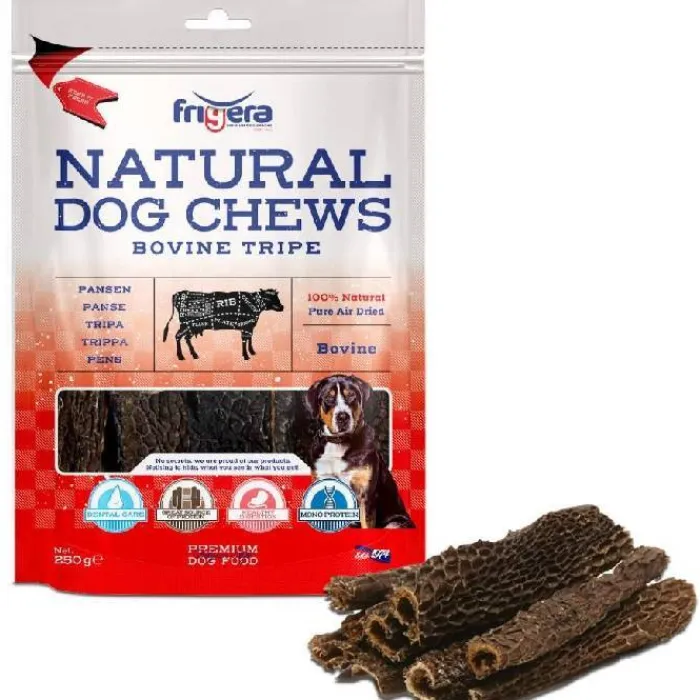 Frigera Godbidder Og Gnaveben> Natural Dog Chews Oksekallun | 250g