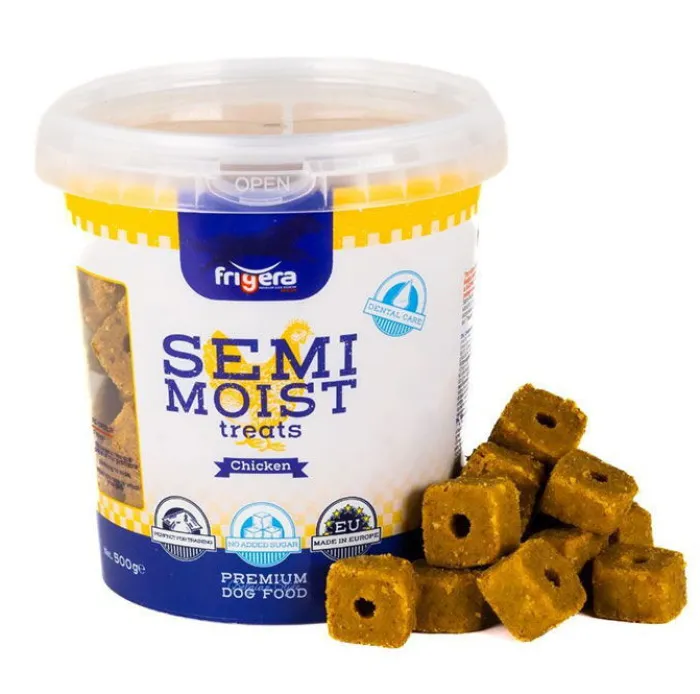 Frigera Godbidder Og Gnaveben> Semi-Moist Treats Kylling | 500g