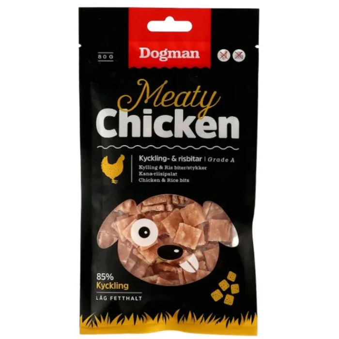 Dogman Godbidder Og Gnaveben>Meaty Chicken Bites | 80g