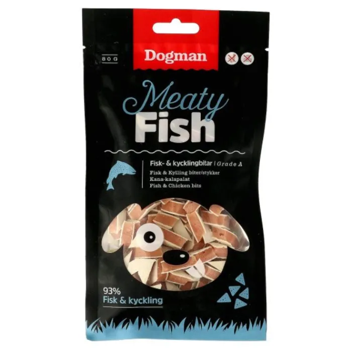 Dogman Godbidder Og Gnaveben>Meaty Fish And Chicken | 80g