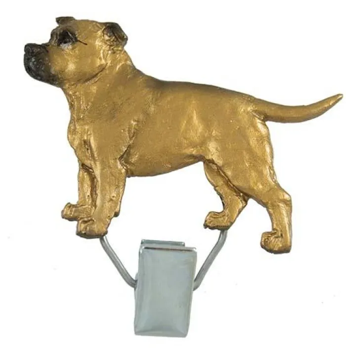 Ollipet Nummerclips Og Armbind>Nummerclips: Staffordshire Bull Terrier