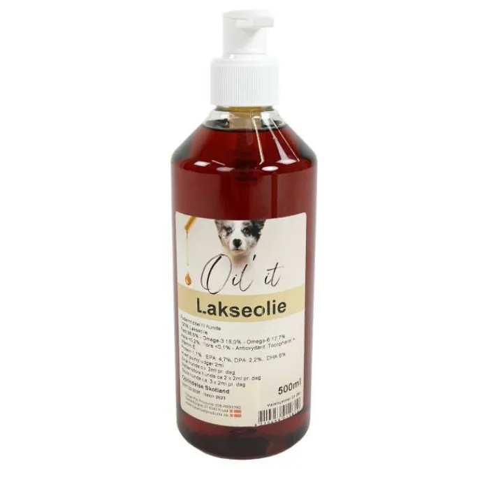 Snack'it Helse Til Hunde | Fodertilskud>Oil'it Lakseolie | 500ml