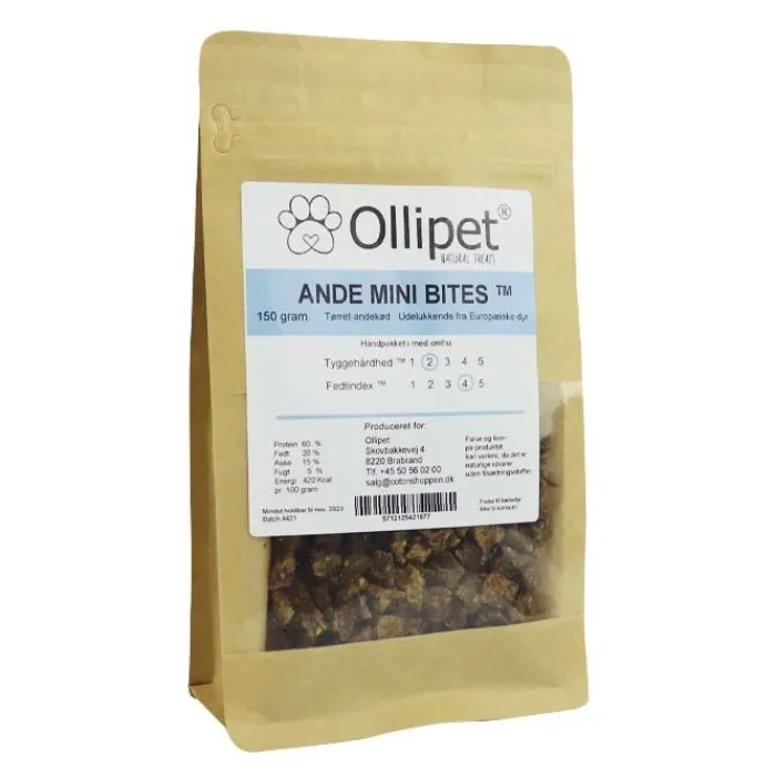 Ollipet Godbidder Og Gnaveben> Ande Mini Bites | 150g