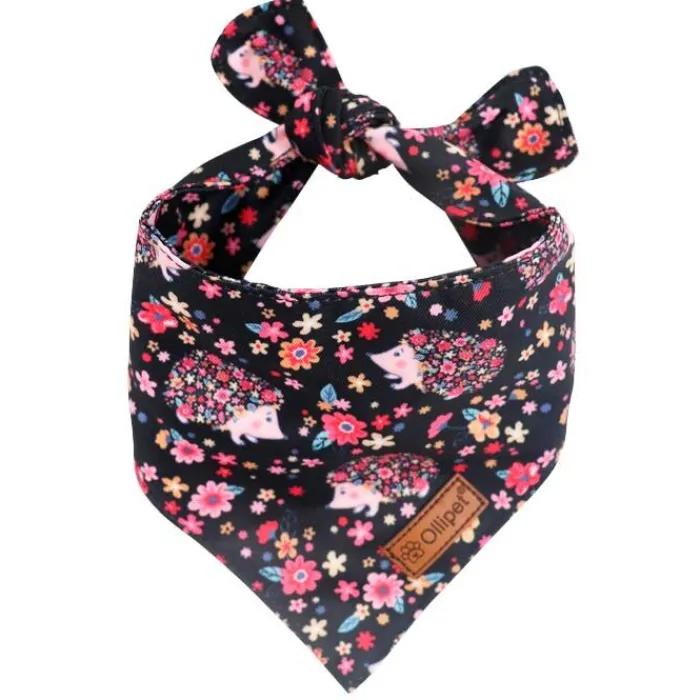 Ollipet Hundetøj | Ollipet City Lux> City Lux Bandana | Cute Hedgehog | OUTLET