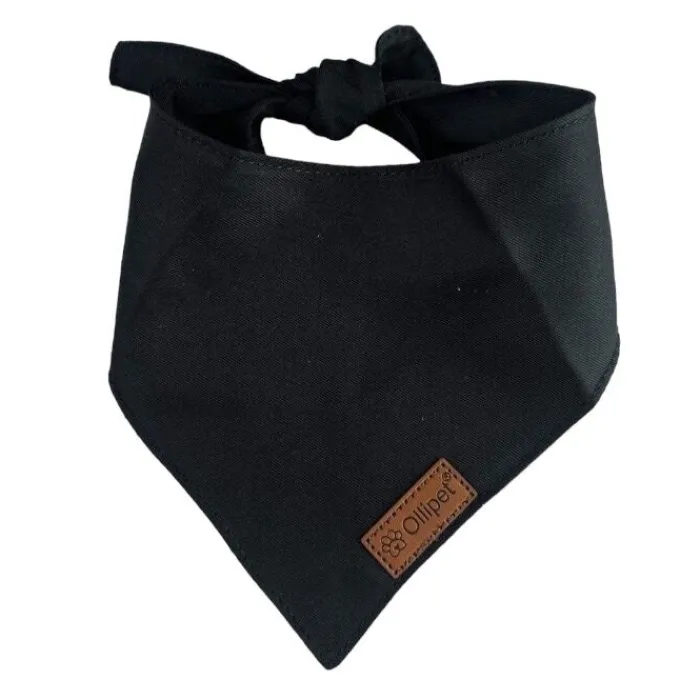 Ollipet Hundetøj | Ollipet City Lux> City Lux Bandana | Midnight Black | OUTLET