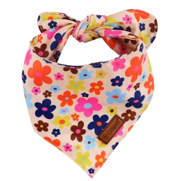 Ollipet Hundetøj | Ollipet City Lux> City Lux Bandana | Sweet Flowers | OUTLET