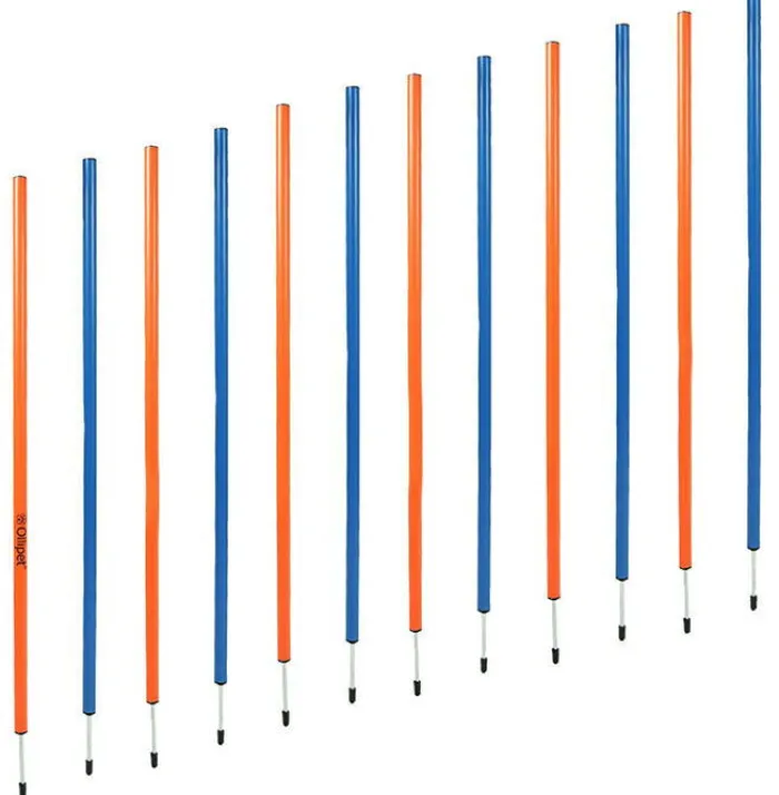 Ollipet Hundetræning Og Klikker> DogFit Agility | Slalompinde | 12 Stk.