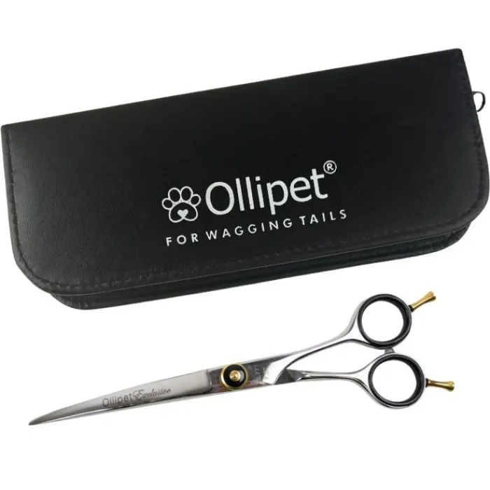 Ollipet Pelsplejeredskaber> Exclusive Buet Groomingsaks 7,5" | No. 771