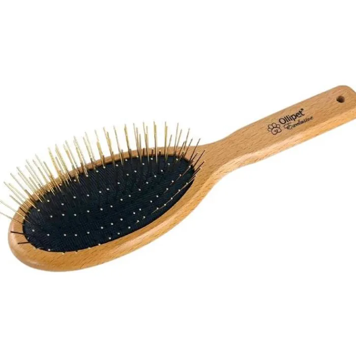 Ollipet Pelspleje> Exclusive Golden Pin Brush