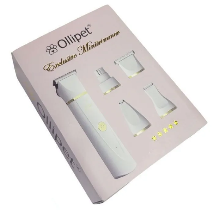 Ollipet Hundetrimmere Og Klippemaskiner | Poter Og Kløer> Exclusive Potetrimmer | White/Gold