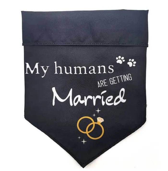 Cotonshoppen Hundetøj>Ollipet "Getting Married" Bandana